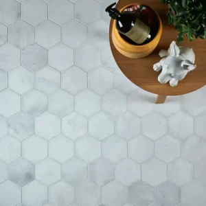 Marble Large Hexagon | Mosaic