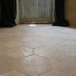 Mozaiëk Travertin Hexagon 150x150x10mm