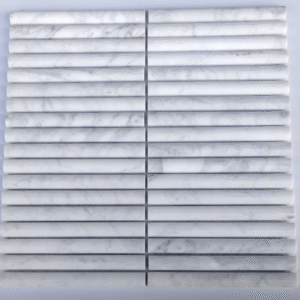 Kit Kat Kreta Bull Nose Bianco Carrara Mozaïek 151x30x15mm