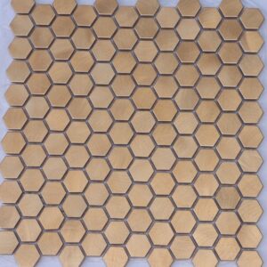 Mozaiék  Reflections Copper Hexagon  23mm