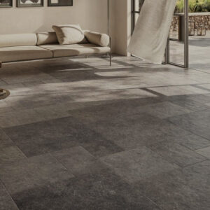 Hardsteenlook Pierre Bleu Noir ermes 805x805x10mm verouderd gewelfde kanten
